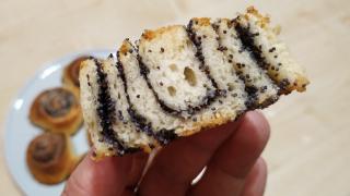 Быстрые булочки с маком из сдобного дрожжевого теста 