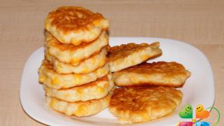 Кукурузные оладьи