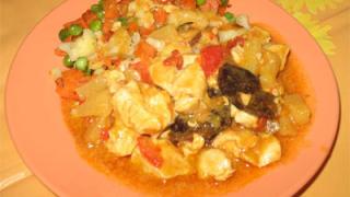 Куриное филе в кисло-сладком соусе