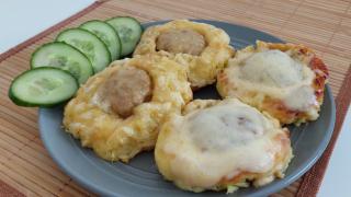 Закусочные мини-шанежки с мясом