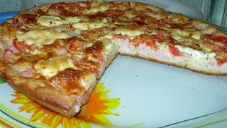 Пицца на кефире