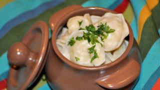 Рецепты с кальмарами. Пельмени