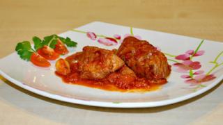 Индейка в винном соусе