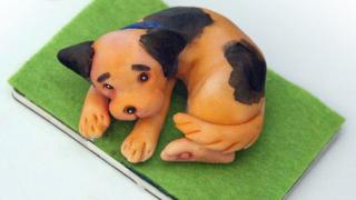 Магнит-собака из пластика своими руками 