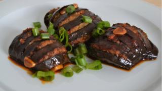 Фаршированные баклажаны-гармошки