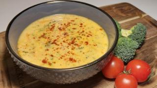 Американский сырный суп с брокколи
