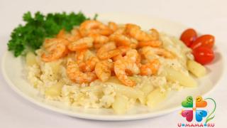 Рис с креветками и спаржей. По мотивам средиземноморской кухни (рецепт с видео!)
