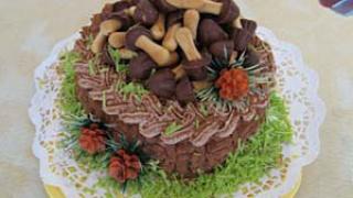 Новогодний торт-мороженое «Грибочки»