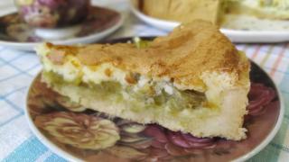 Повидло из ревеня с бананом и имбирем и пирог с ревенем