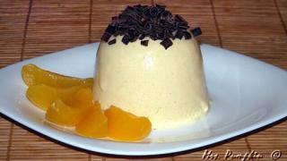 Сырный десерт с персиками