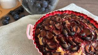 Лучший пирог со сливами из простых продуктов. Очень вкусно и легко!