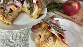 Гасконский яблочный пирог от Джейми Оливера или "Вуаль невесты"